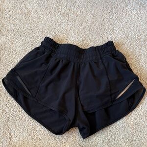 Lululemon Black Hotty Hot Shorts